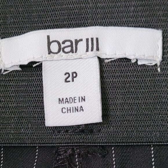 Bar III striped vest petite pantsuit. Pants are size 2P and vest is petite small - Picture 9 of 9